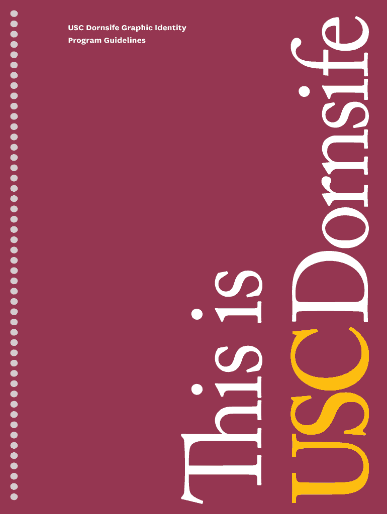 USC Dornsife Graphic Identity Program Guidelines Dornsife Usc  Form