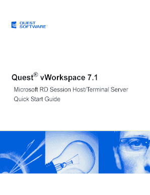 Quest VWorkspace  Form