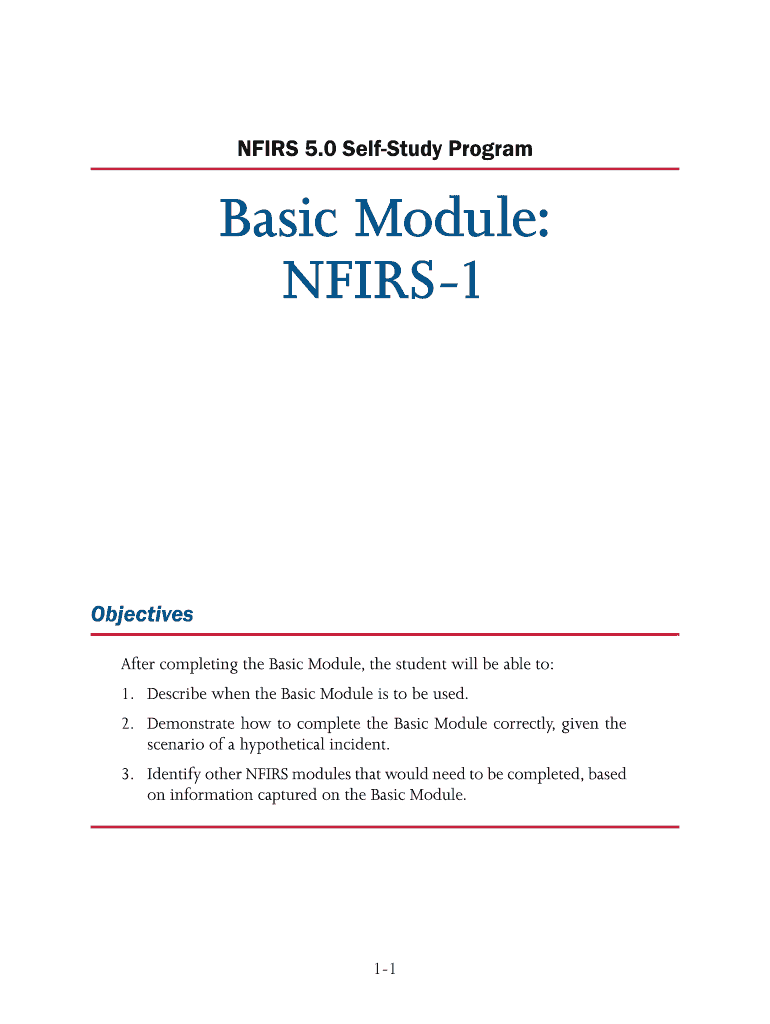 Nfirs 1 Basic Form