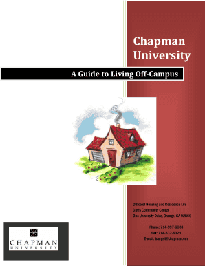 Chapman University Chapman  Form