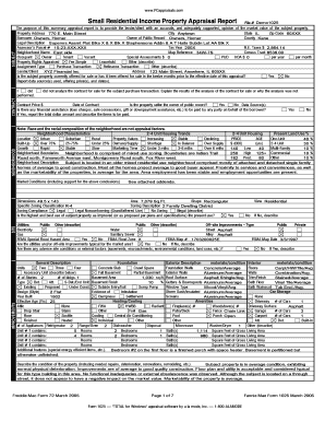 Appraisal Form 1025