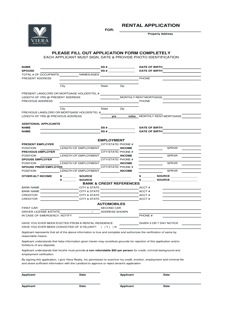 PLEASE FILL OUT APPLICATION FORM COMPLETELY
