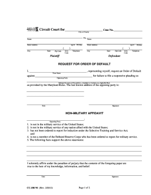 Cc Dr 054  Form