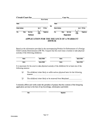 H Website Family Forms New Folder DR 80 Wpd Maryland State Courts State Md