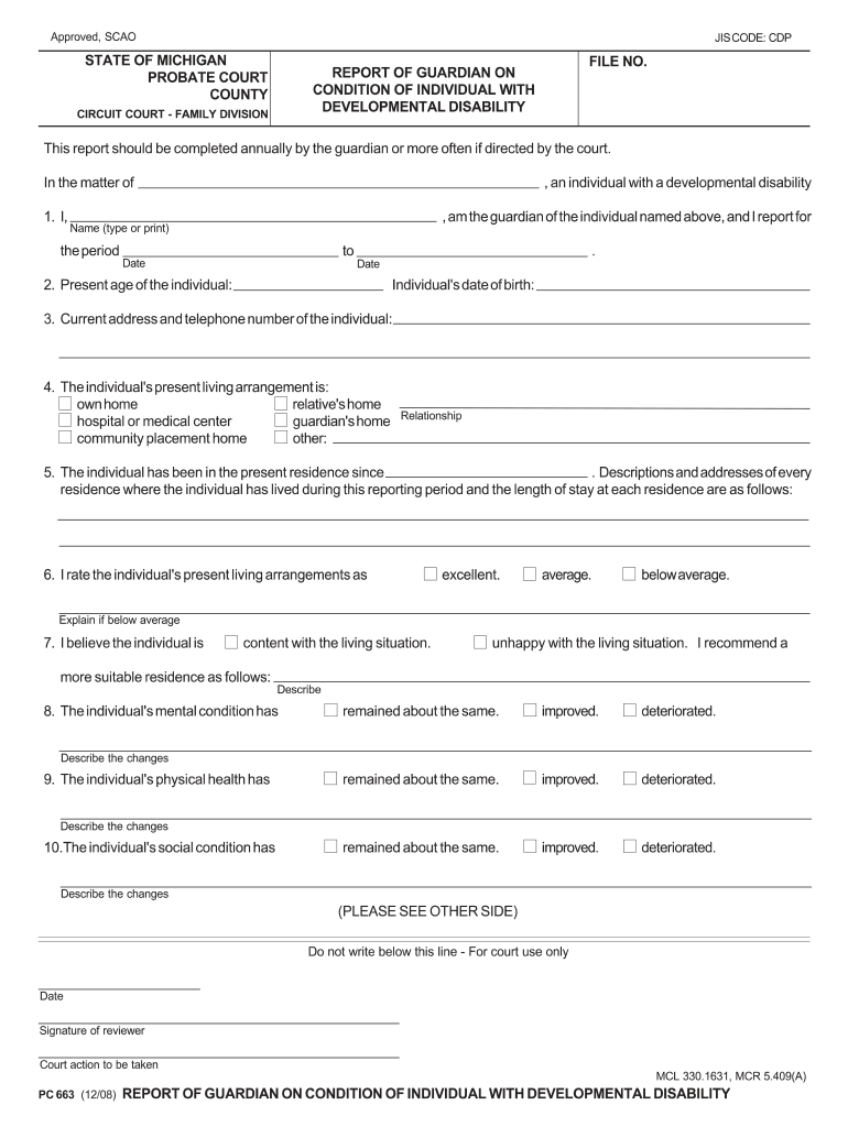 Get and Sign Pc 663 2008-2022 Form