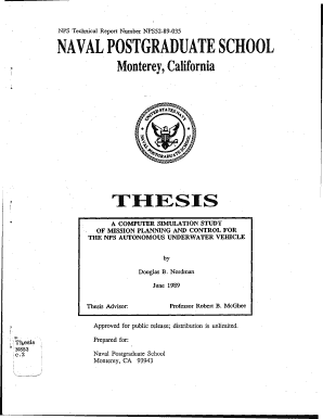 A COMPUTER SIMULATION STUDY of MISSION PLANNING and Edocs Nps  Form