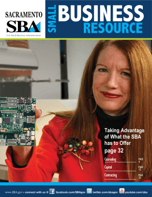 Sacramento Small Business Resource SBA Sba  Form