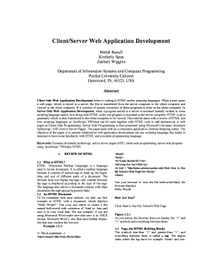 ClientServer Web Application Development ISECON Proceedings Proc Isecon  Form