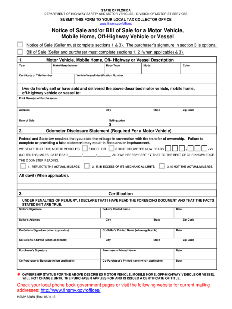 Certificate of Origin for a Trailer  Form