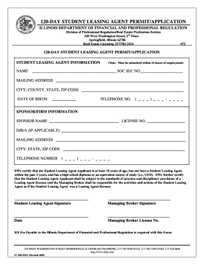 Leasing Permit  Form