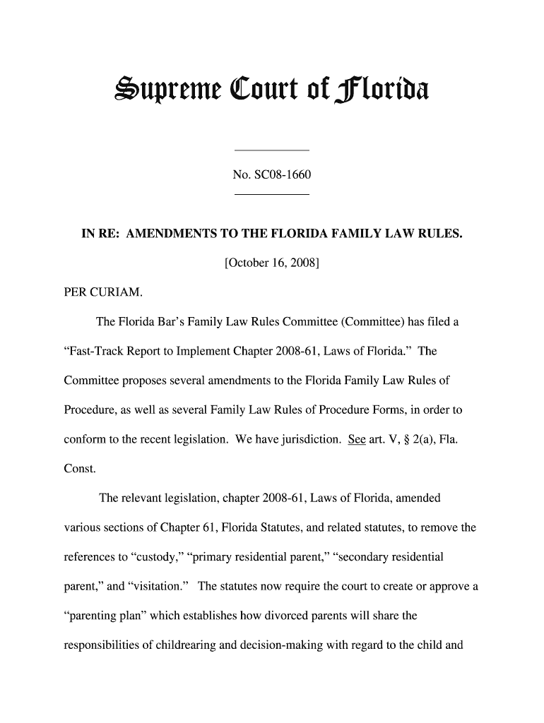 SC08 1660 Florida Supreme Court Floridasupremecourt  Form