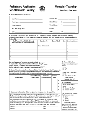 Word Pro Montclairpreap Montclairnjusa  Form