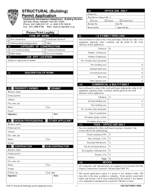 Klamath Falls Building Department  Form