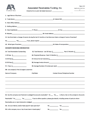 Page 1 of 2 Associated Receivables Funding, Inc  Form