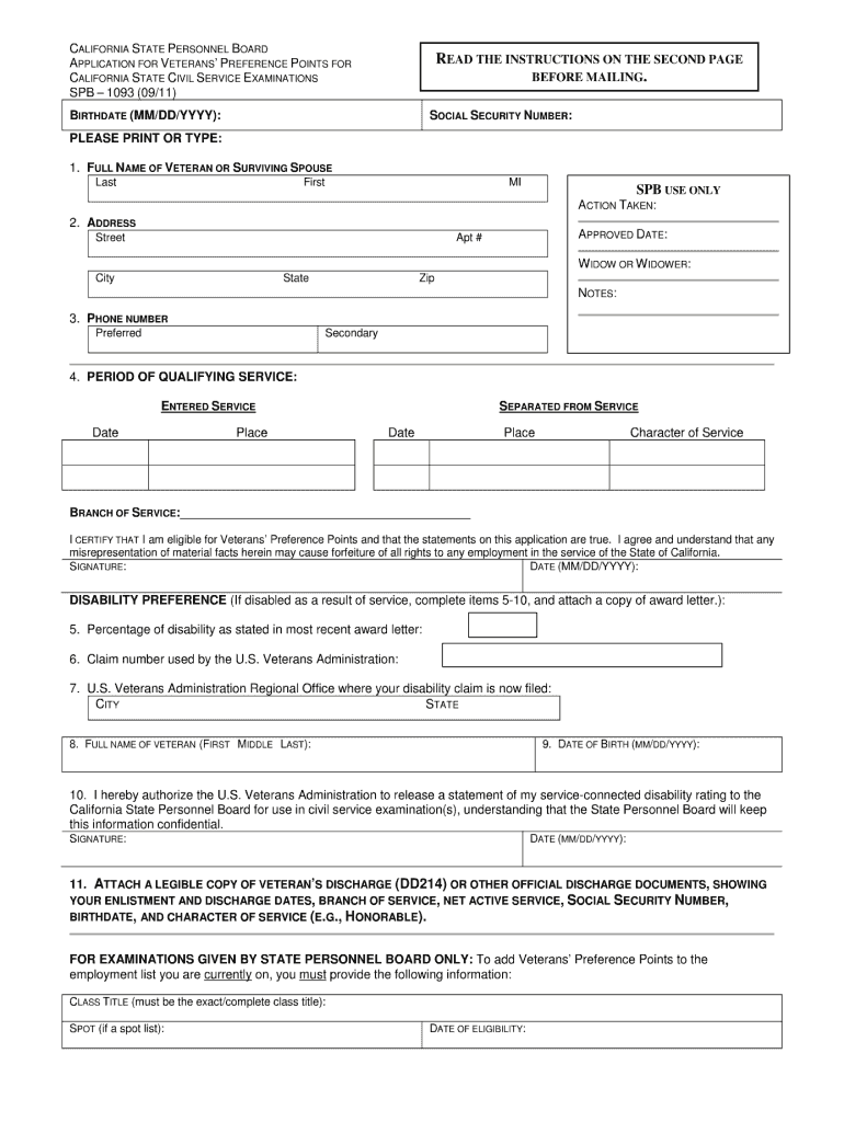  Spb 1093 Form 2014