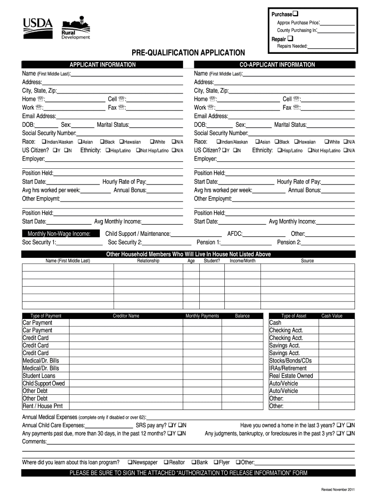 Sfh Section 502 Glp Form