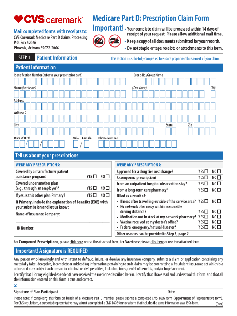 Silverscript Reimbursement Form