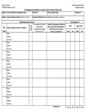 Ciwmb 198 Form