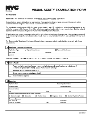 Visual Acuity Jaeger J2 PDF Form