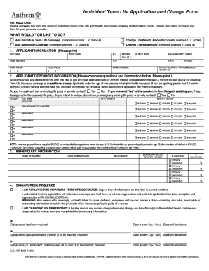 Wrl Life Insurance Application Form