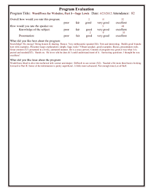 WordPress for Websites Part ! Eval 4 23 Pub SageRock  Form