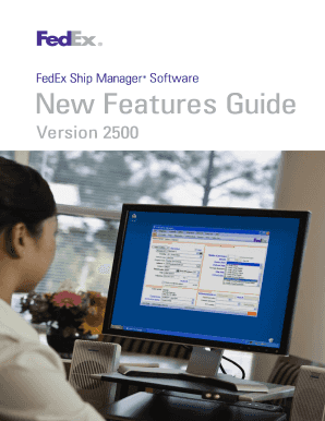 New Features Guide FedEx  Form
