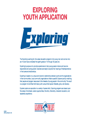 Exploring Youth Application  Form