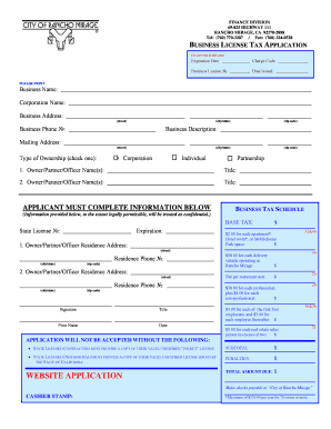State of California Department of Labor Rancho Mirage Form
