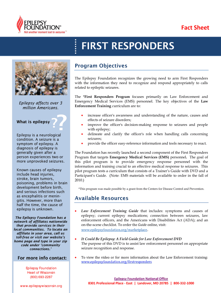 First Responders Program FACE Websites, LLC  Form