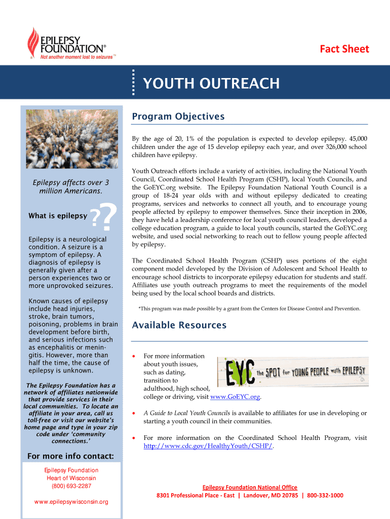Youth Outreach Program FACE Websites, LLC  Form