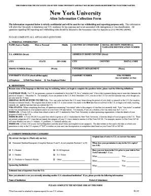 Nyu Application  Form