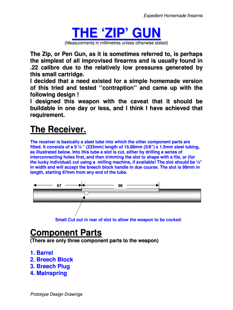 22 Pistol Blueprints PDF  Form