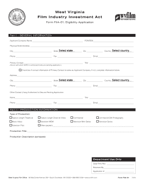 Form West Virginia Department of Commerce Wvcommerce