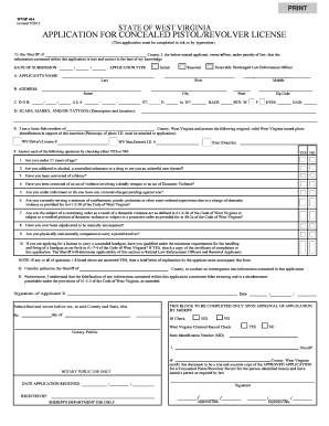 Fillable Wvsp 44a  Form