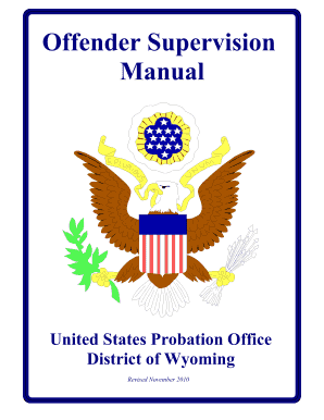Federal Probation Online Reporting  Form