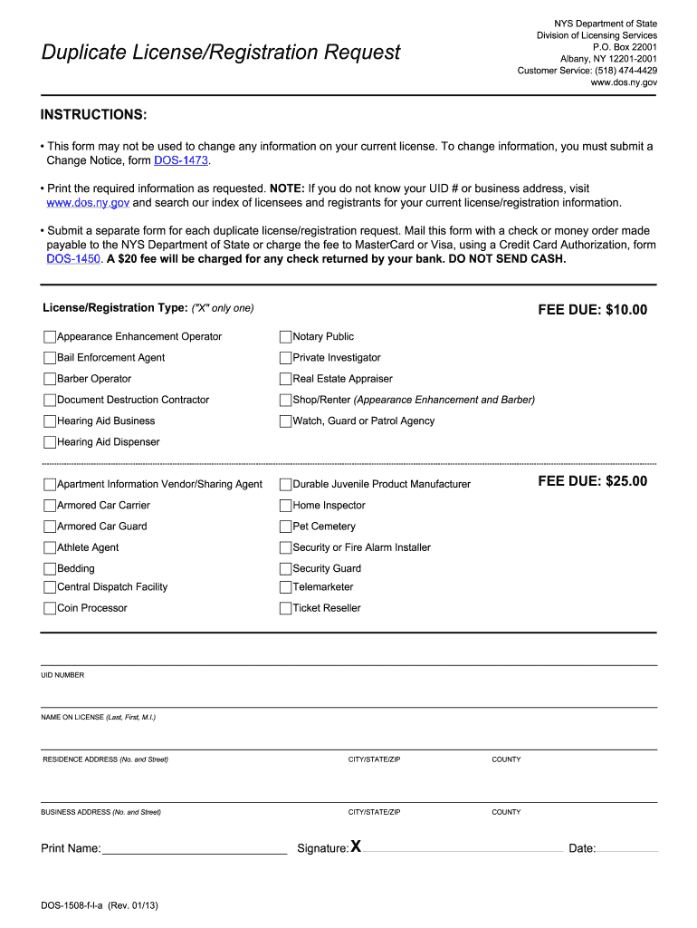  New York Treasury Registration Form 2013