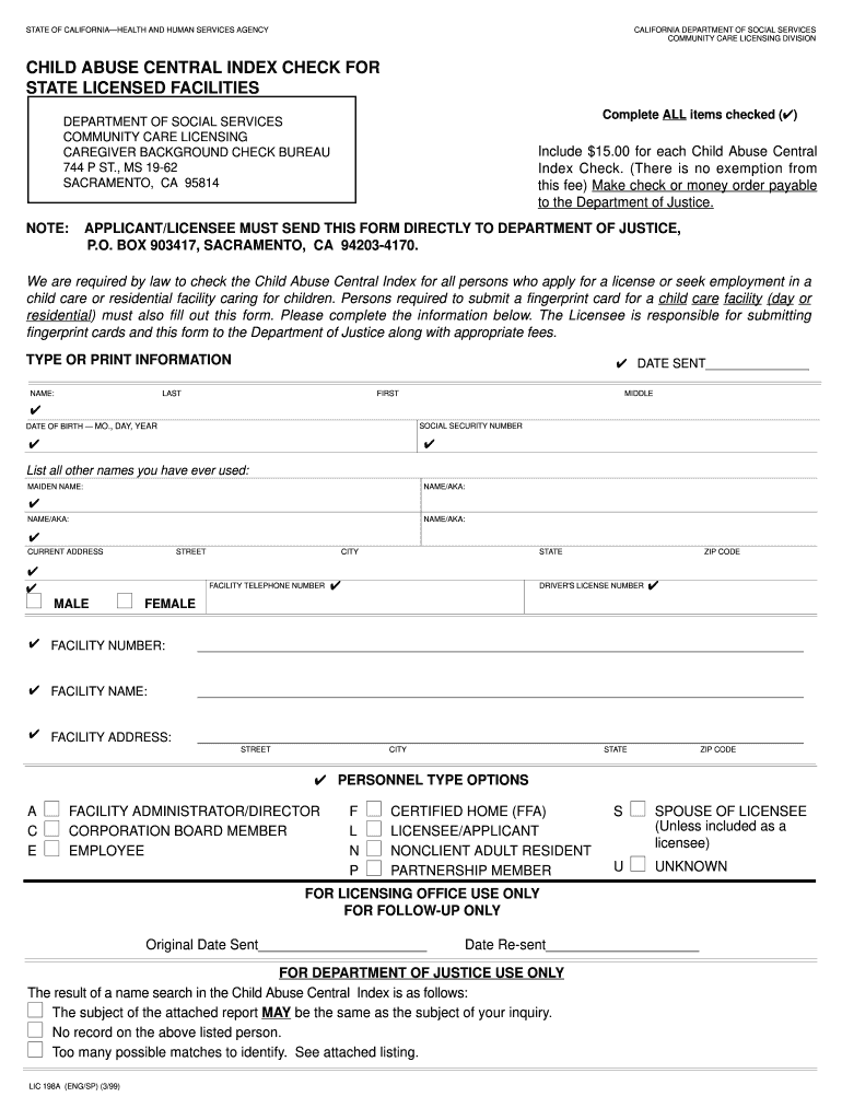 Lic 198a  Form