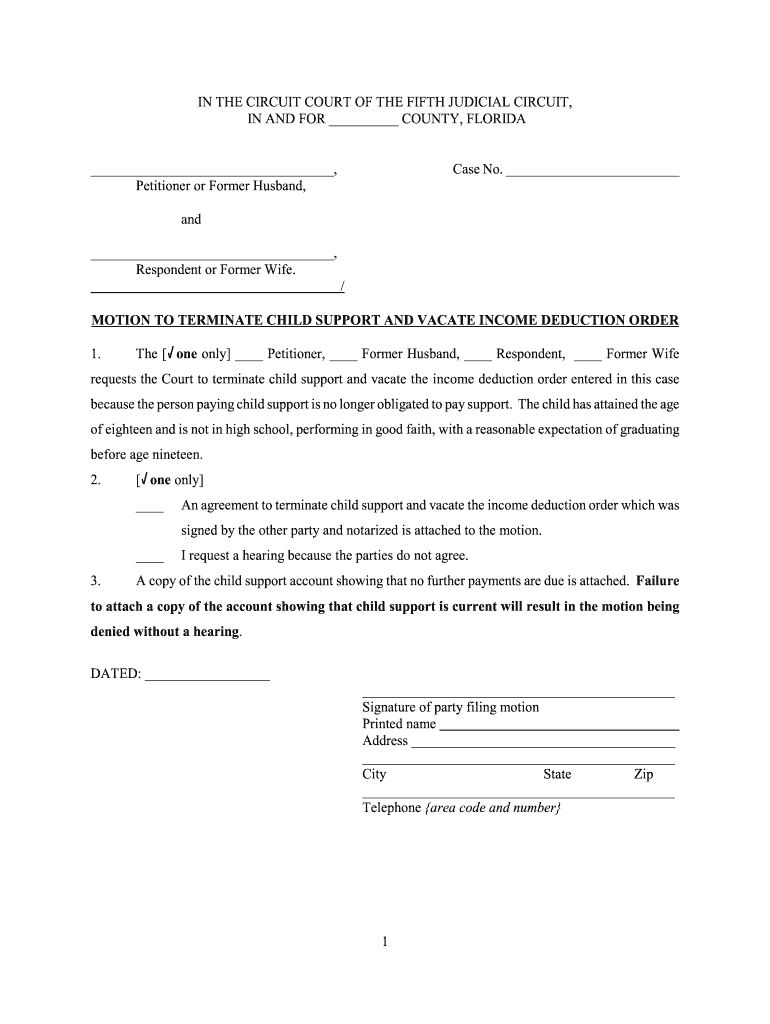 Get and Sign Fill in the Blank Letter for Child Support 2006-2022 Form