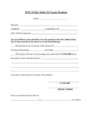 notice to vacate louisiana template fill out and sign printable pdf template signnow