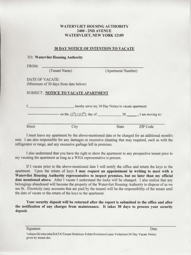 WATERVLIET HOUSING AUTHORITY 24OO 2ND AVENUE Watervliethousing  Form