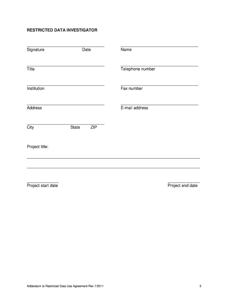 AGREEMENT for USE of RESTRICTED RAND Corporation Lasurvey Rand  Form