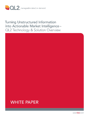 Turning Unstructured Information into Actionable Market QL2