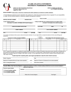 Cau Registrar  Form