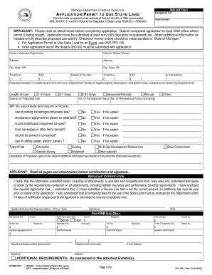 Michigan Dnr Pr1138 1  Form