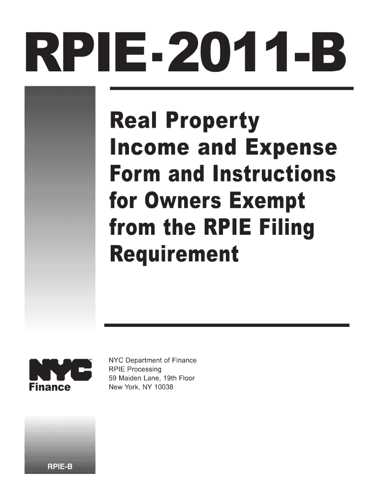  Nyc Rpie Filing 2011-2024