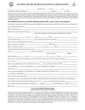  Mason Petition Form 2010