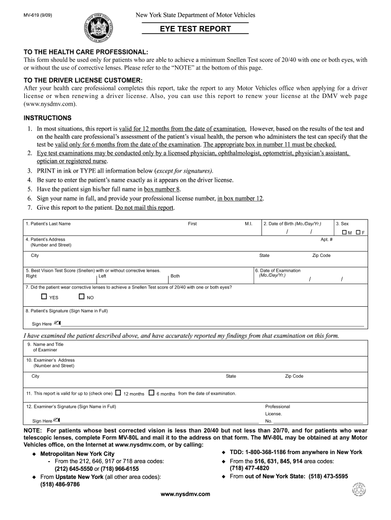  Mv 619 Form Download 2011