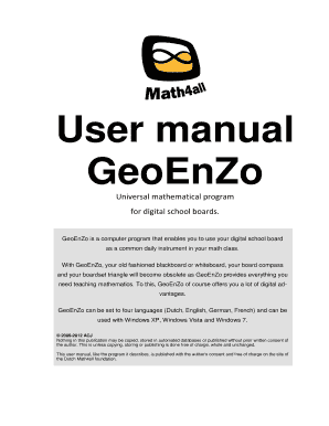 Geoenzo Online  Form