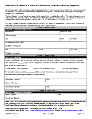 Dbpr Hr 7020  Form