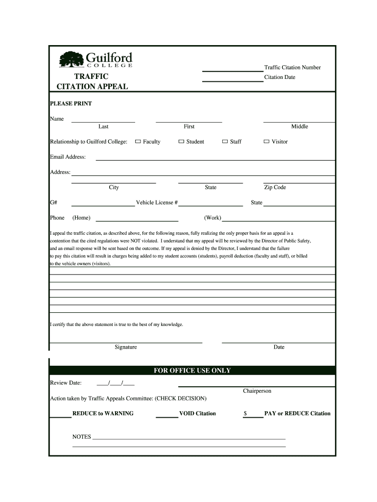 Police Ticket Template Word  Form